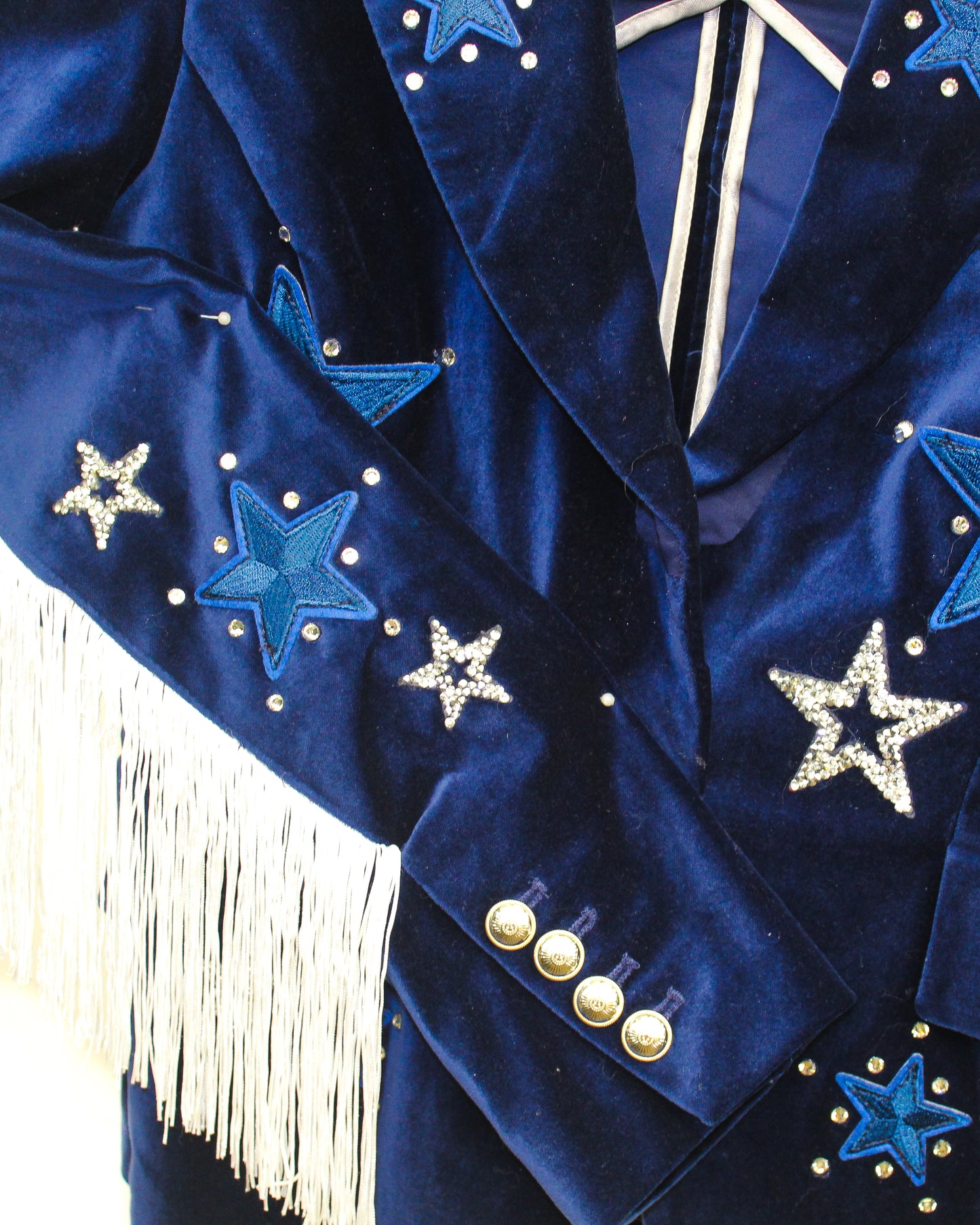 Cowboys Rhinestone Western Suit Jacket