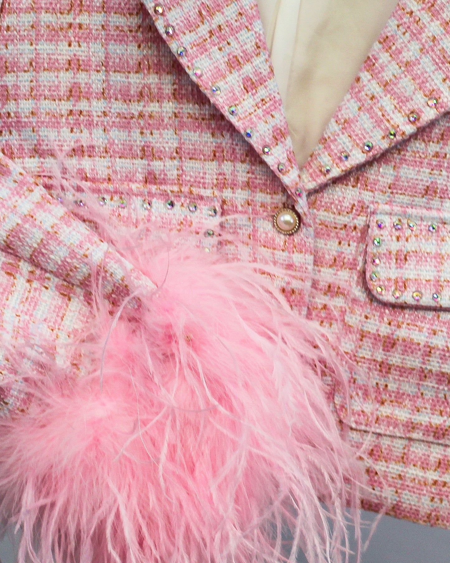 Showgirl Feather Blazer