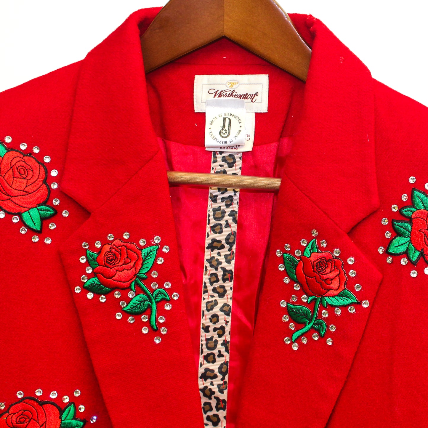 Guns and Roses Rhinestone Western Suit Jacket