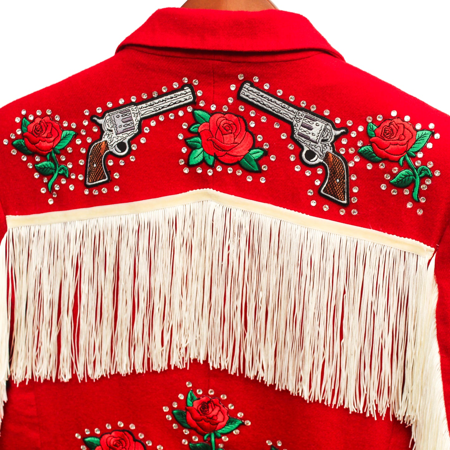 Guns and Roses Rhinestone Western Suit Jacket