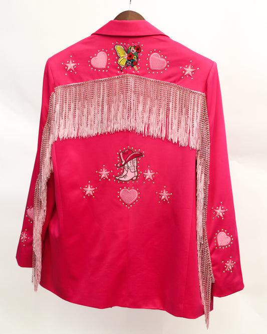 Cowgirl Barbie Rhinestone Western Suit Jacket