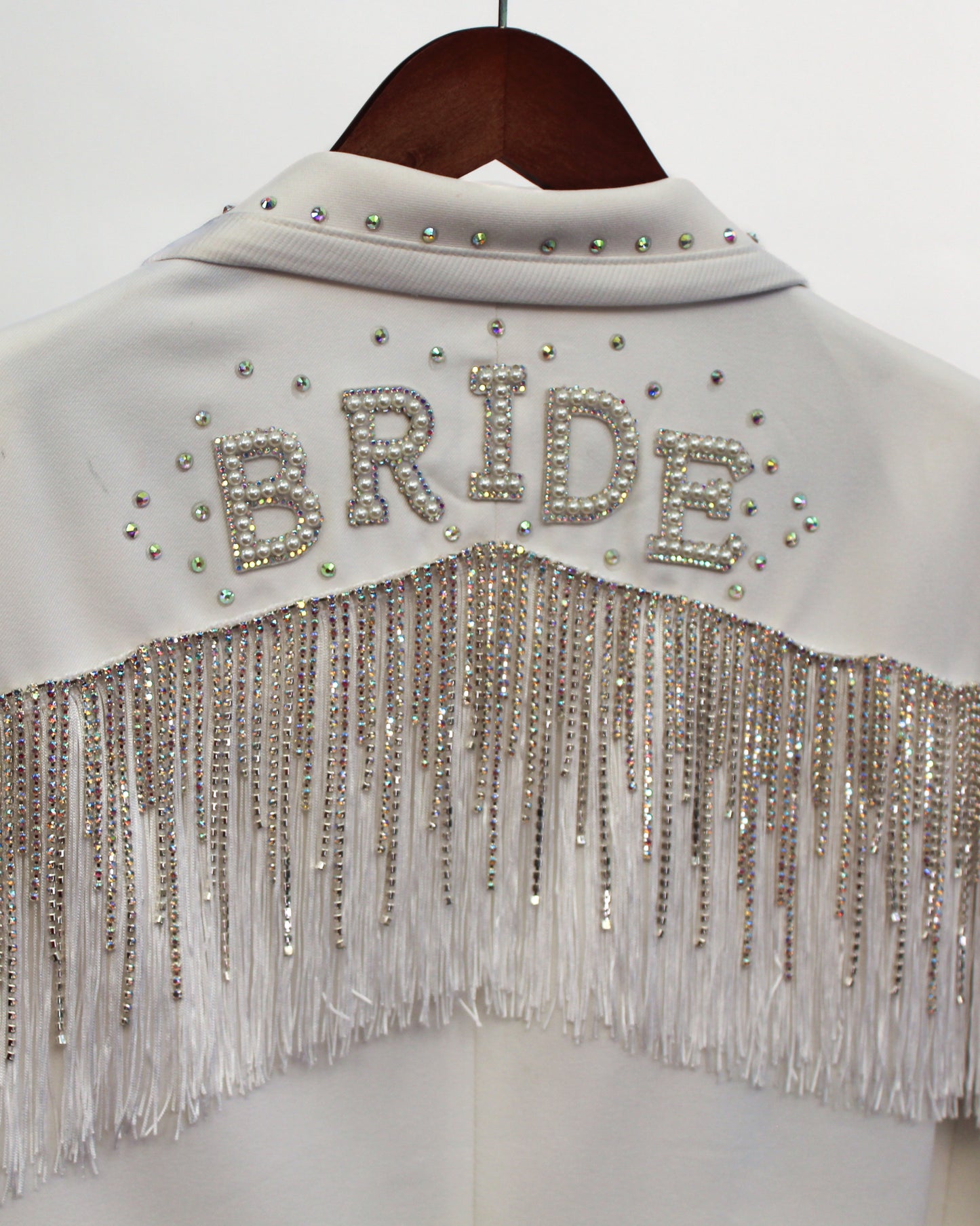 Bride Rhinestone Western Suit Jacket