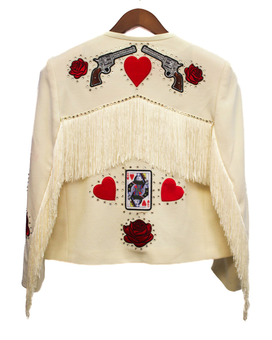 Queen of Hearts Rhinestone Western Suit Jacket