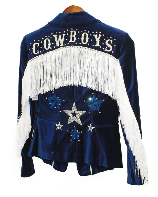 Cowboys Rhinestone Western Suit Jacket